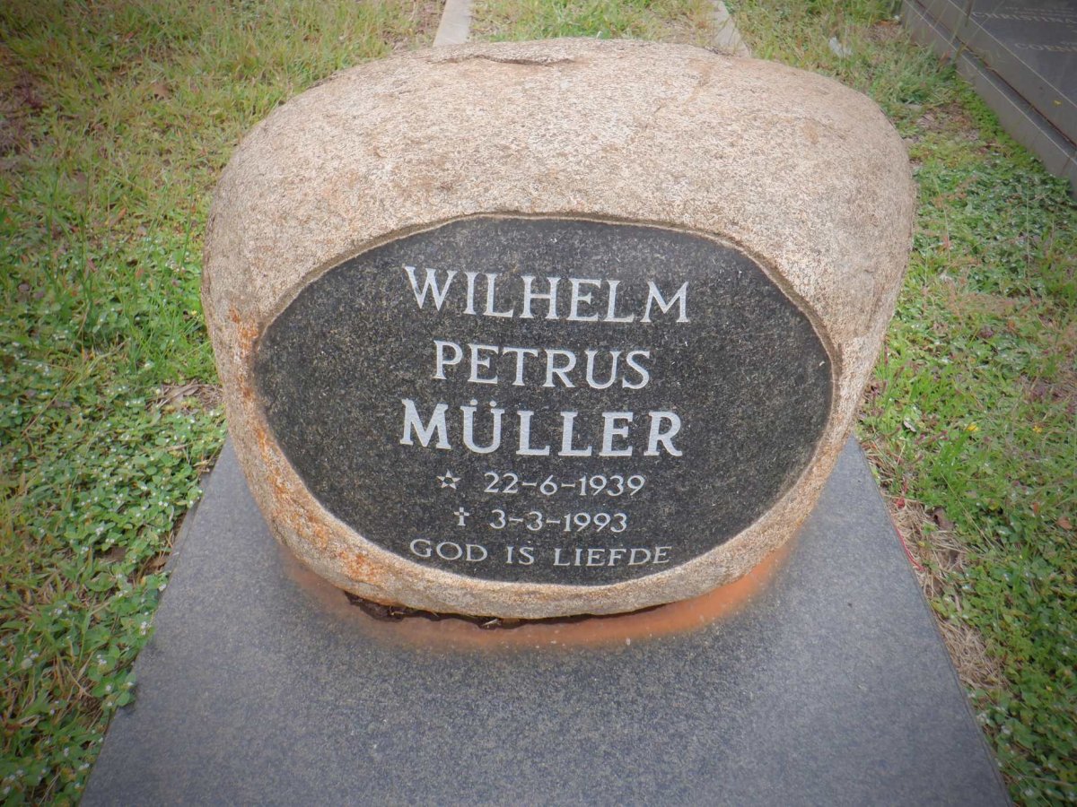 MULLER Wilhelm Petrus 1939-1993