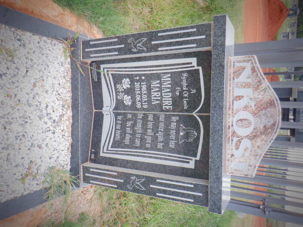 NKOSI Mmadire Maria 1965-2015