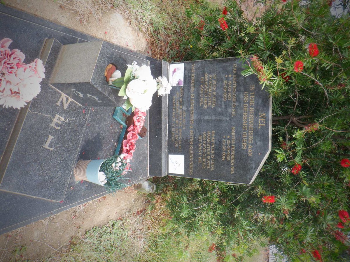 NEL Izak Bartholomeus 1931-1999 &amp; Martha Hendrika 1935-2014