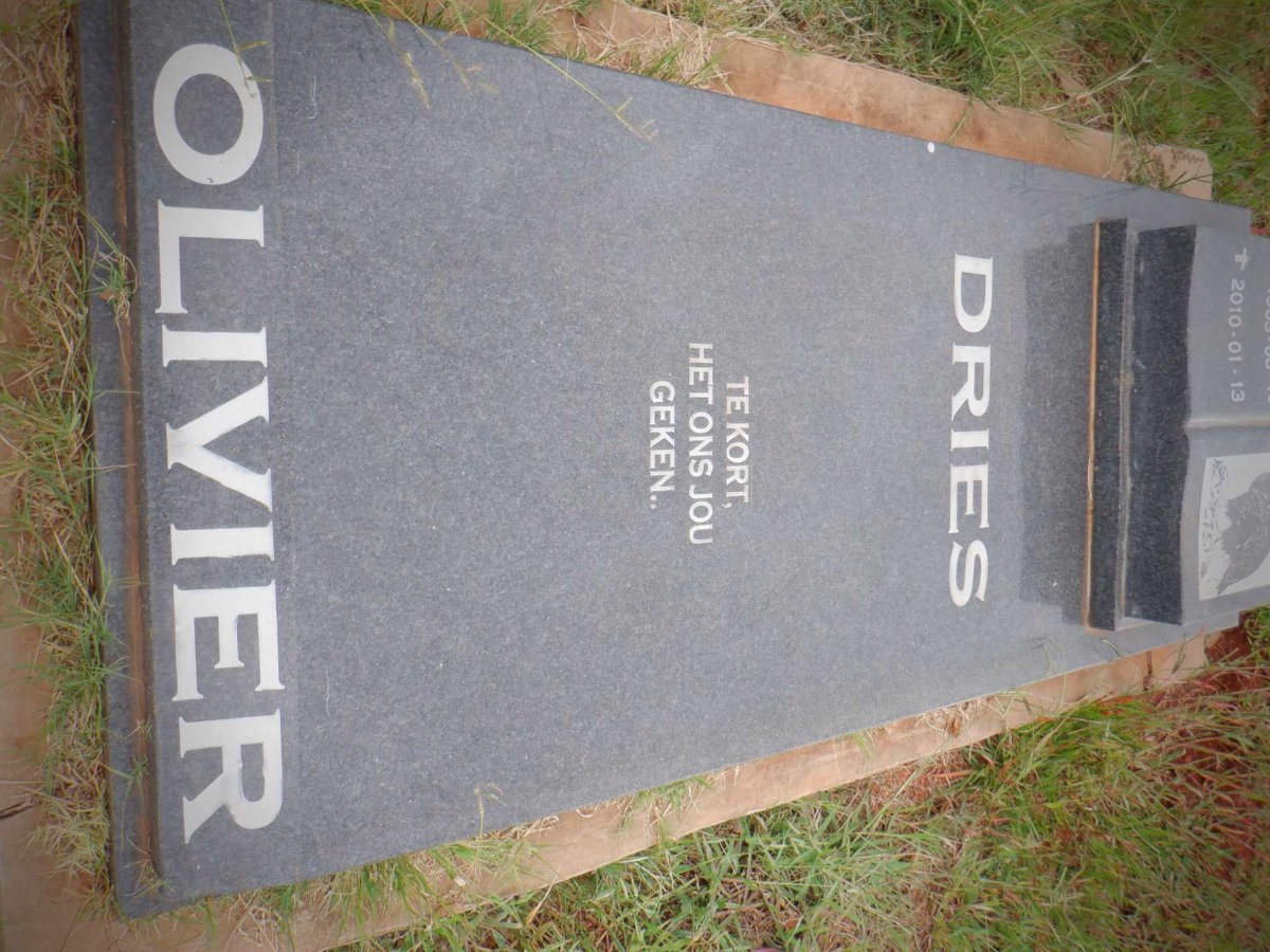 OLIVIER Dries 1963-2010