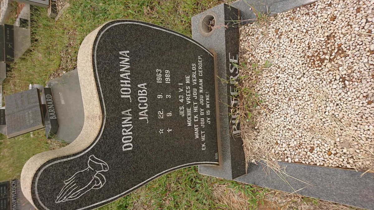 PIETERSE Dorina Johanna Jacoba 1963-1989