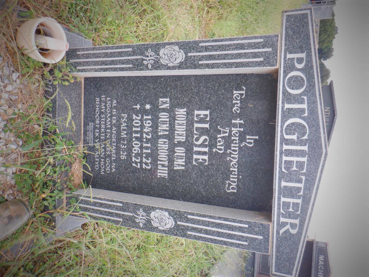 POTGIETER Elsie 1942-2011