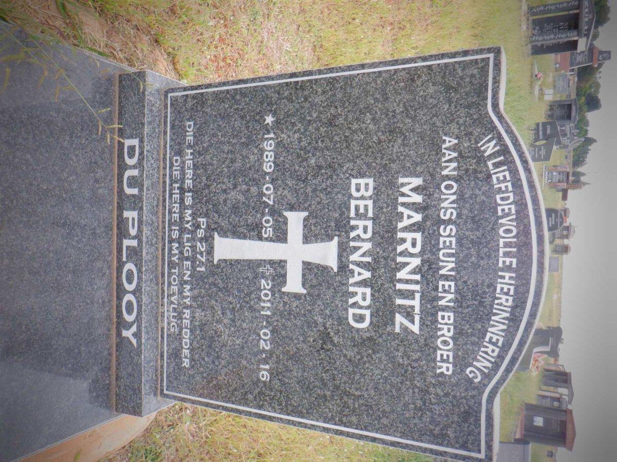 PLOOY Marnitz Bernard, du 1989-2011