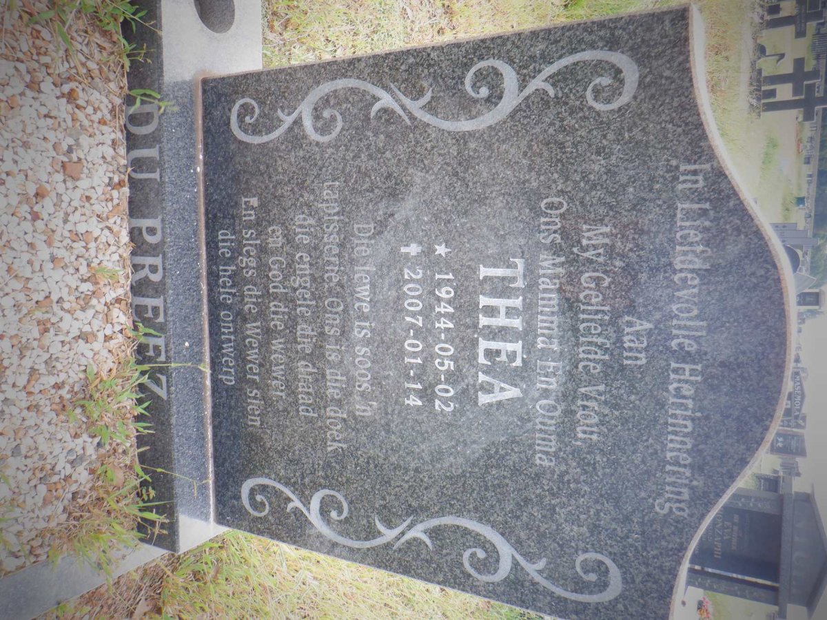 PREEZ Thea, du 1944-2007