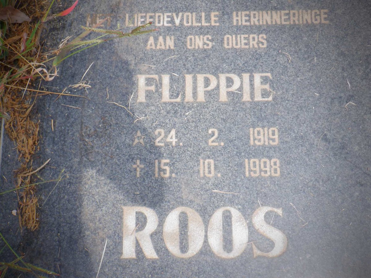ROOS Flippie 1919-1998 &amp; Martina 1928-2009