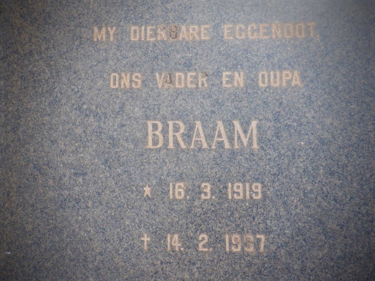 RIEKERT Braam 1919-19?7