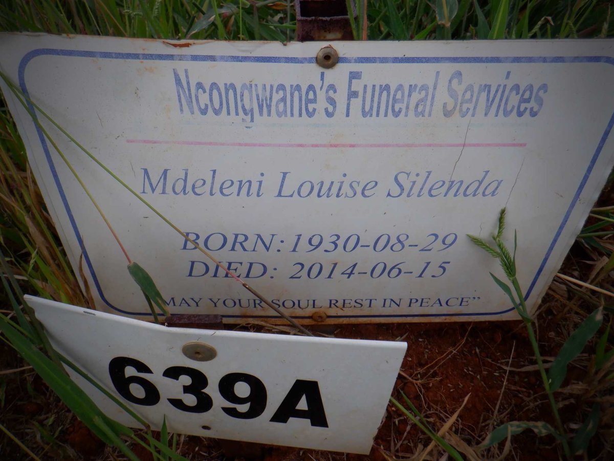 SILENDA Mdeleni Louise 1930-2014