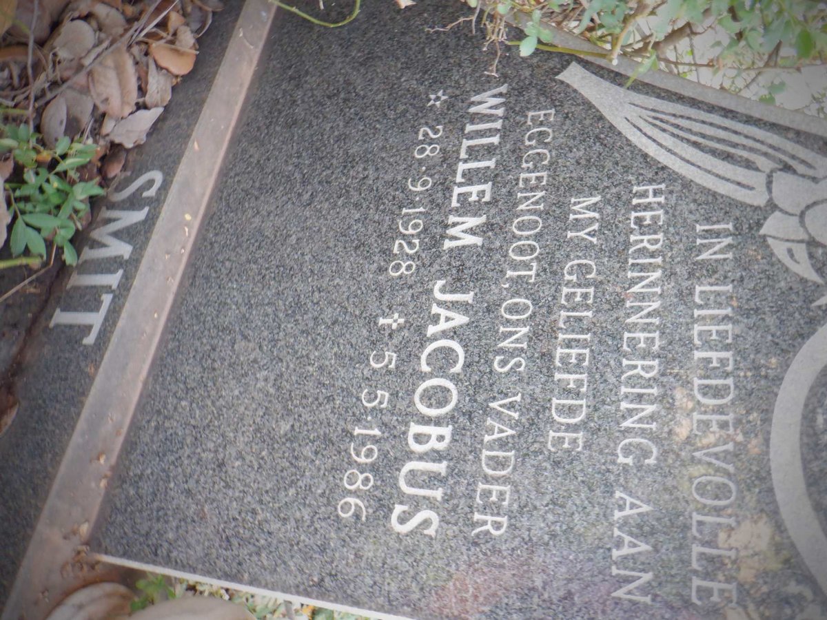 SMIT Willem Jacobus 1928-1986