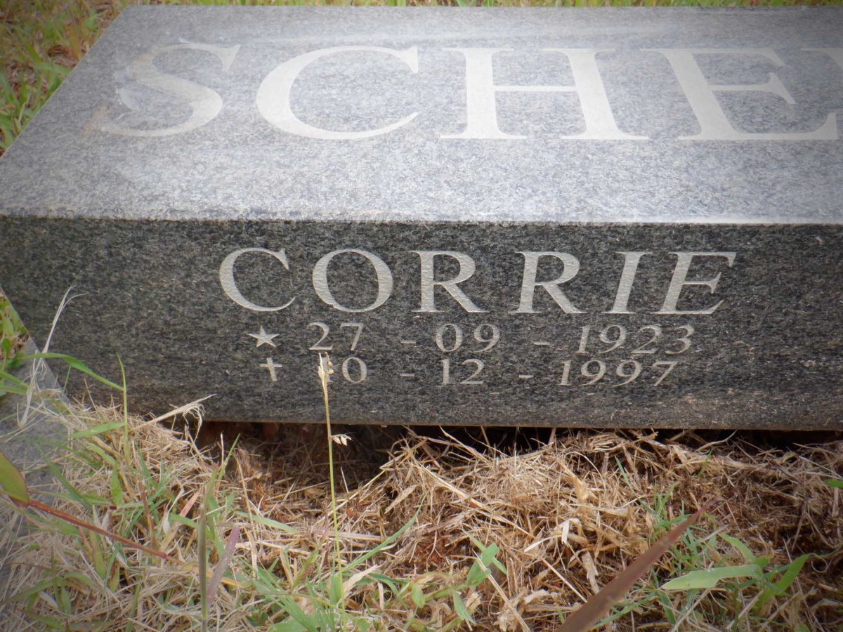 SCHEEPERS Corrie 1923-1997 &amp; Kassie 1923-