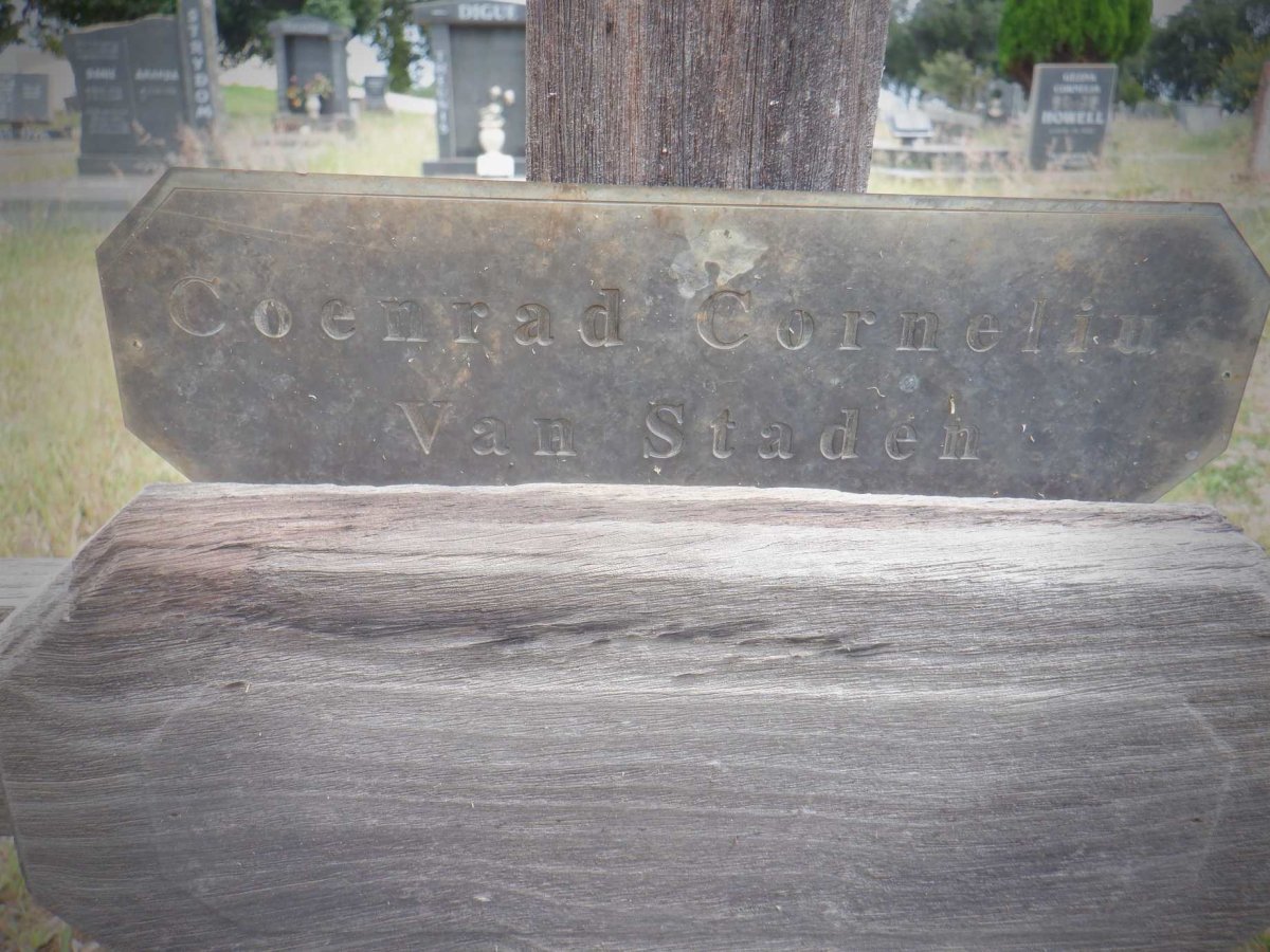 STADEN Coenrad Cornelius, van