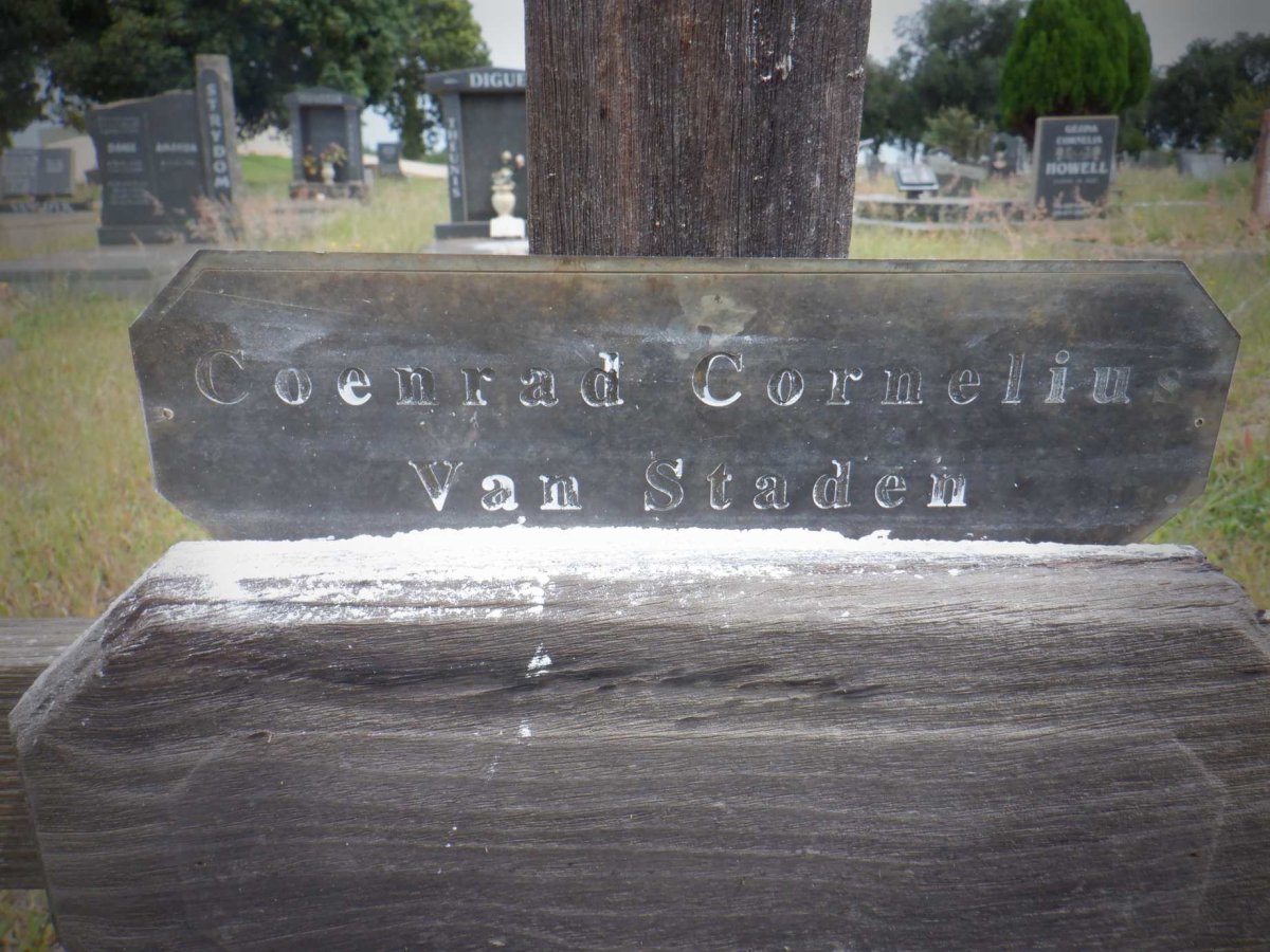 STADEN Coenrad Cornelius, van
