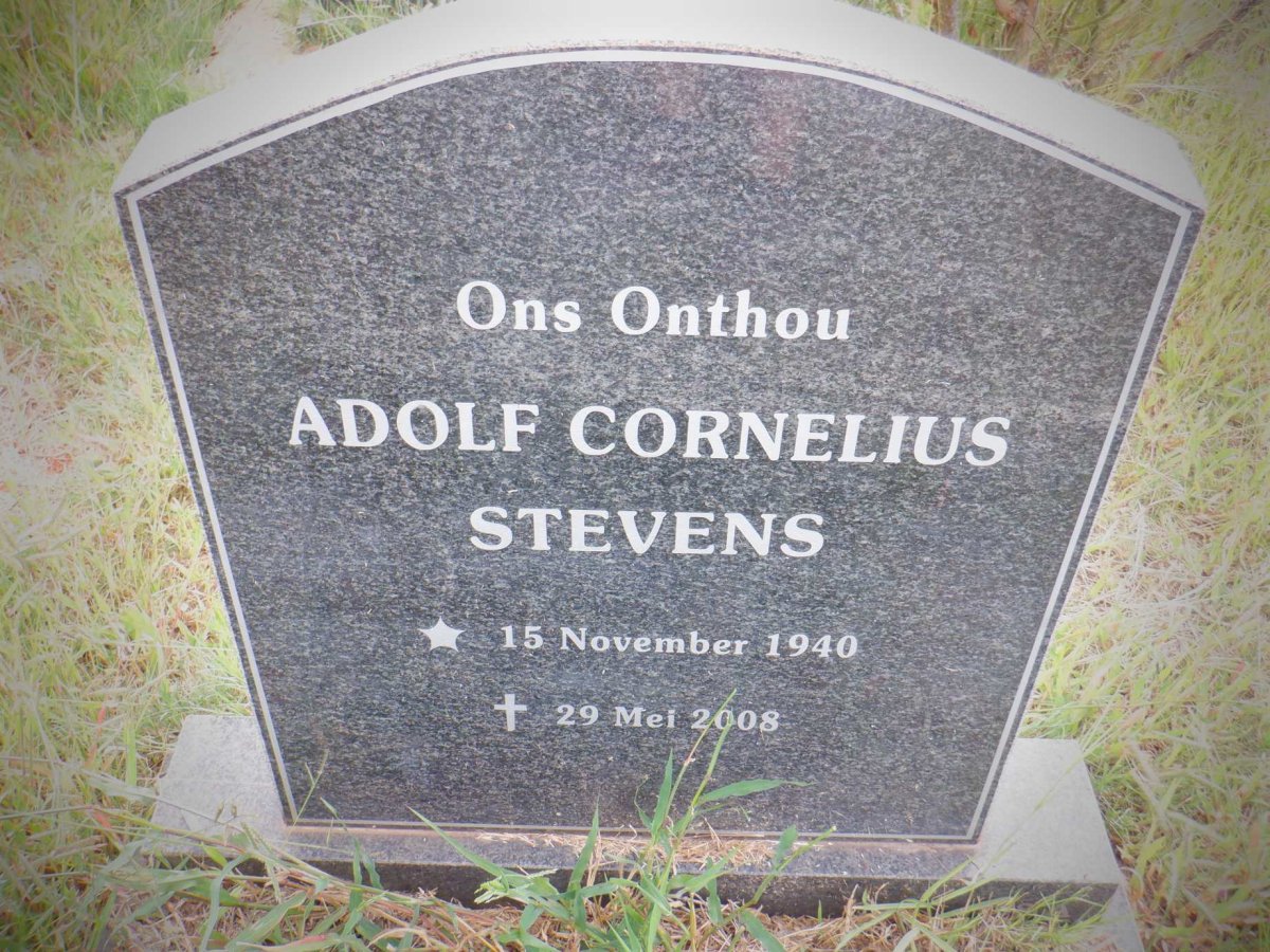 STEVENS Adolf Cornelius 1940-2008