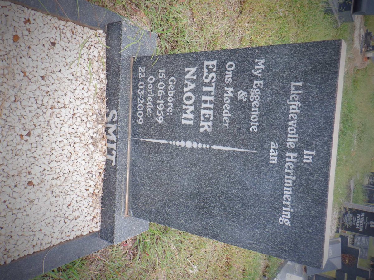 SMIT Esther Naomi 1959-2009