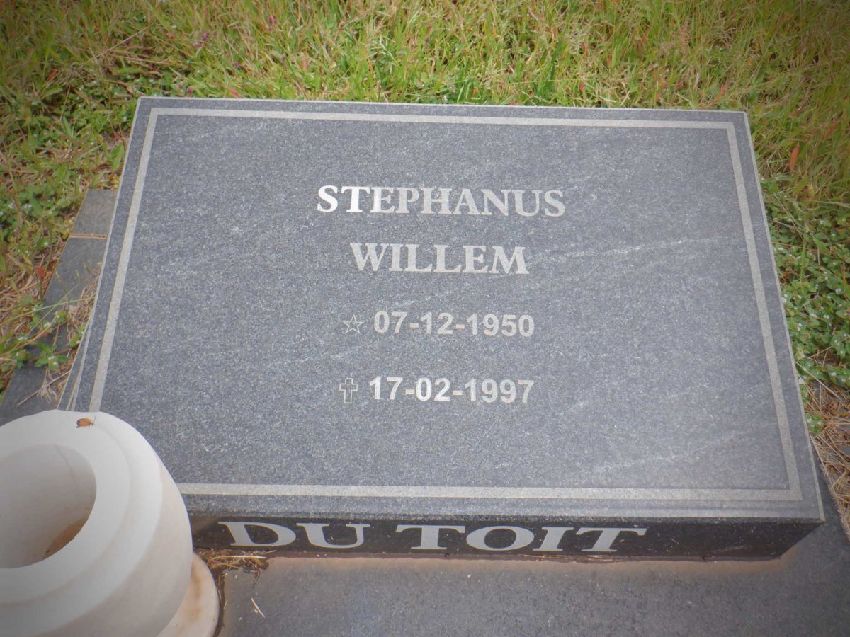 TOIT Stephanus Willem, du 1950-1997