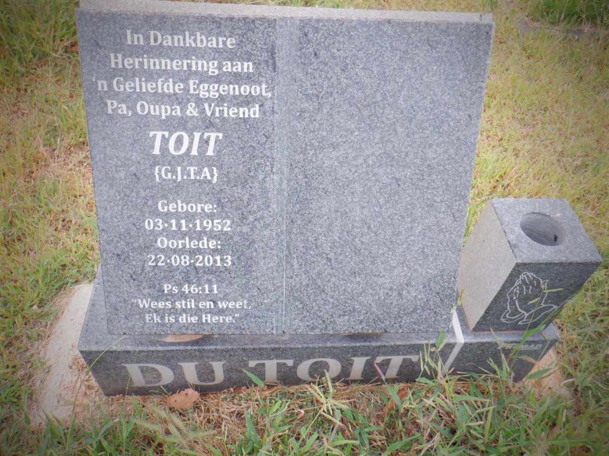 TOIT G.J.T.A., du 1952-2013