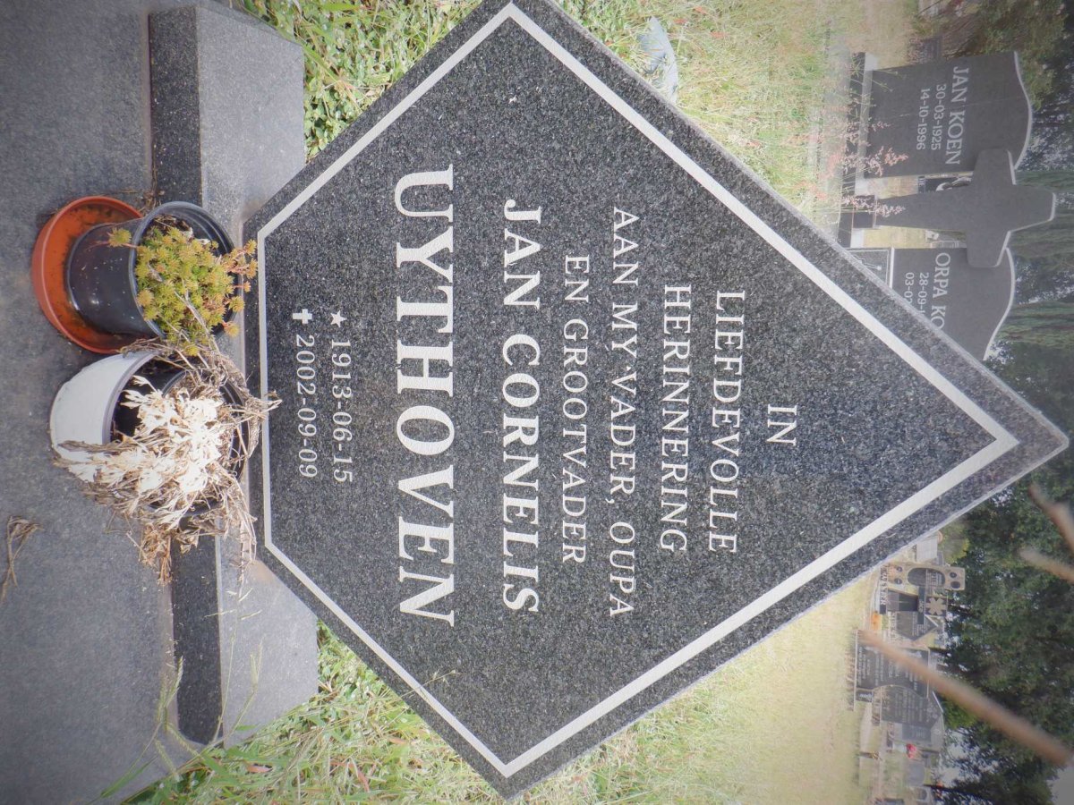 UYTHOVEN Jan Cornelis 1913-2002