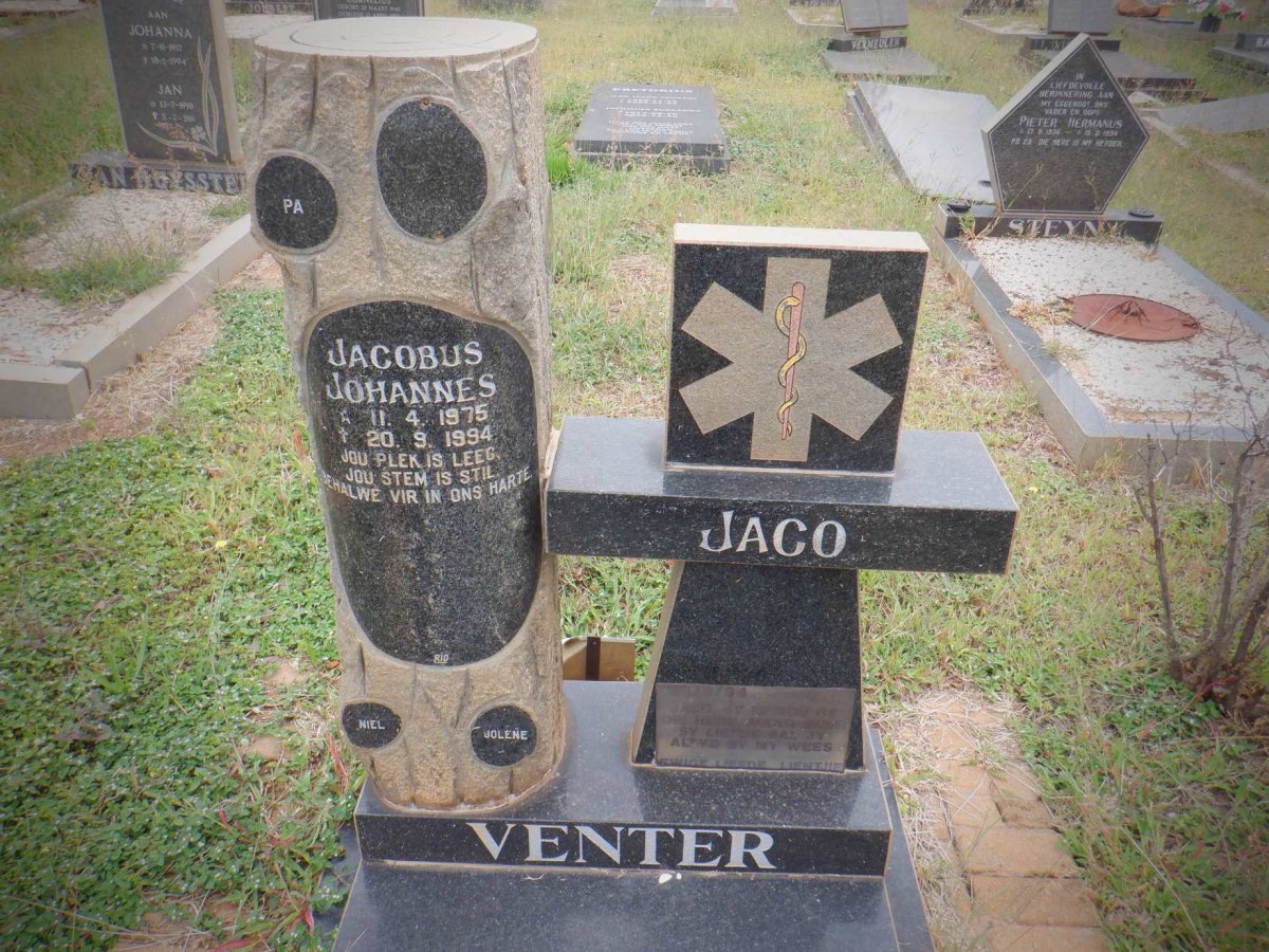 VENTER Jacobus Johannes 1975-1994
