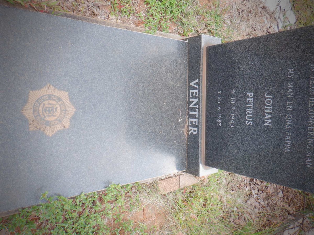 VENTER Johan Petrus 1949-1987