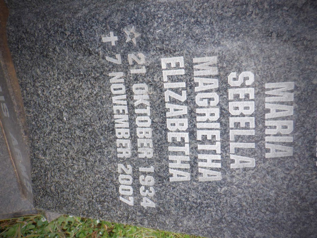 VILJOEN Hendrik Adam 1924-1997 &amp; Maria Sebella Magrietha Elizabetha 1934-2007