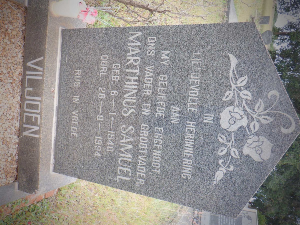 VILJOEN Marthinus Samuel 1940-1994