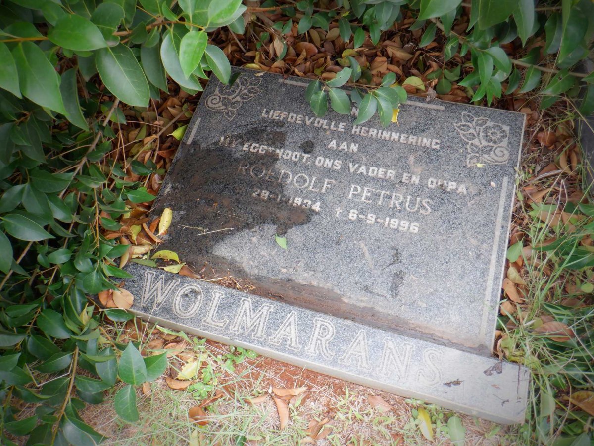 WOLMARANS Roedolf Petrus 1934-1996