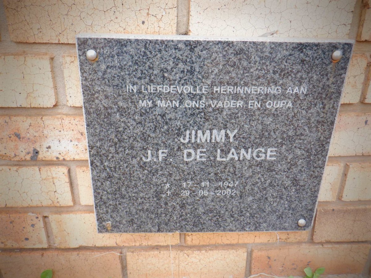 LANGE J.F., de 1947-2002