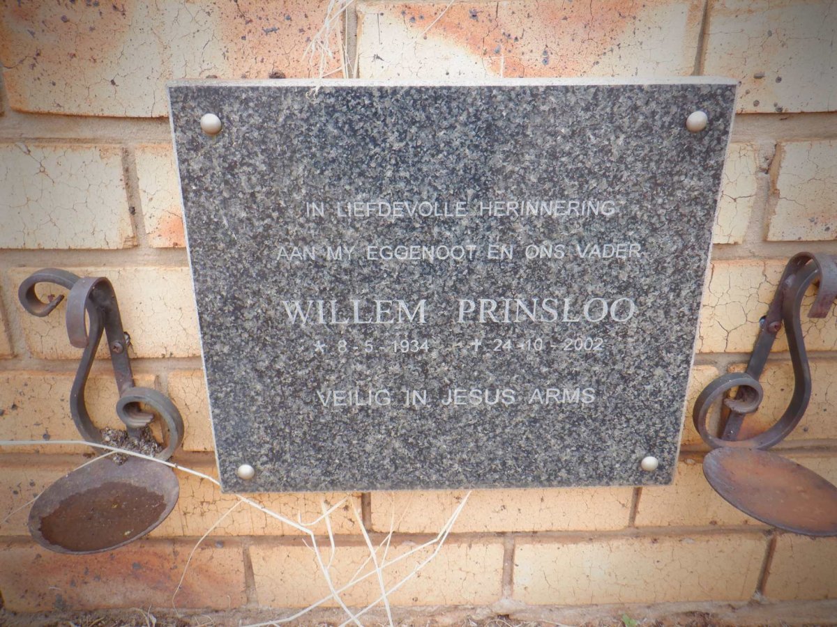 PRINSLOO Willem 1934-2002