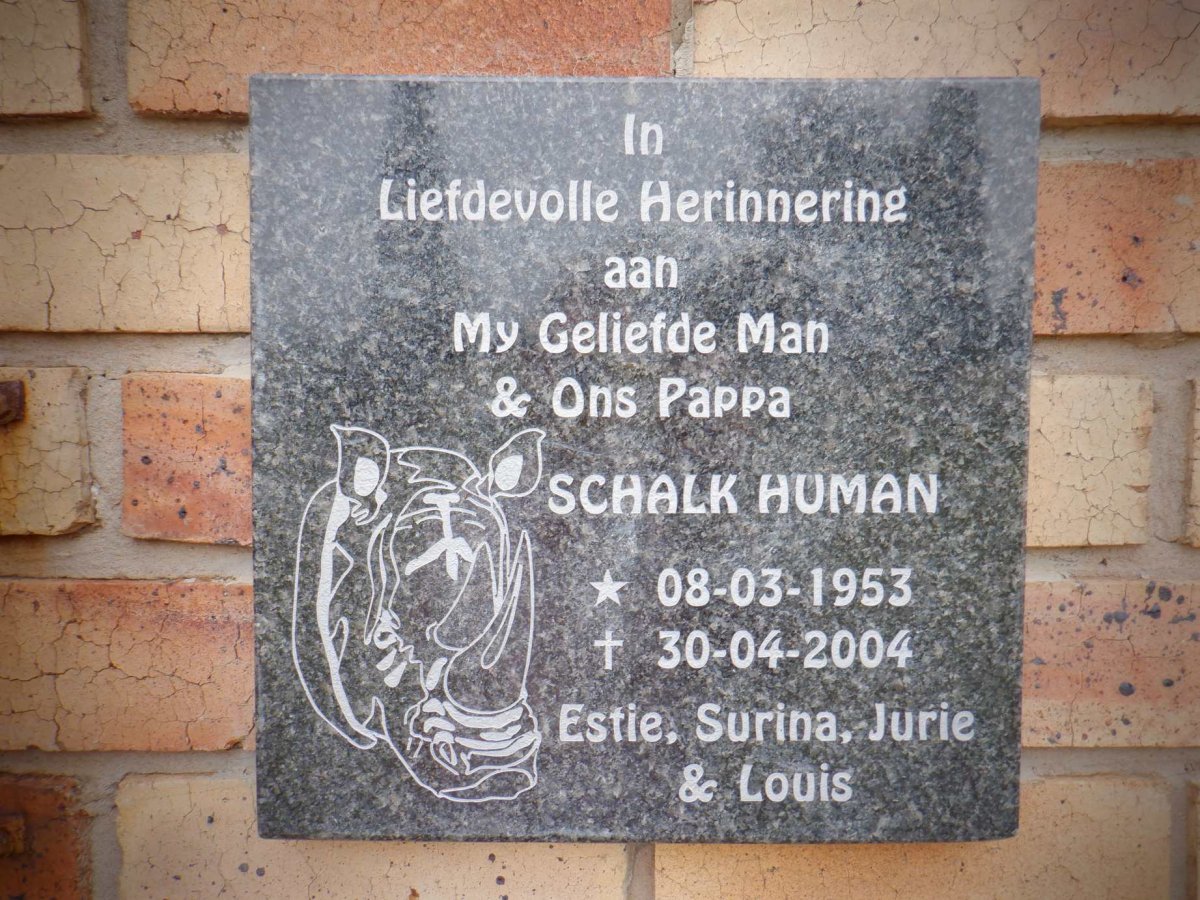 HUMAN Schalk 1953-2004