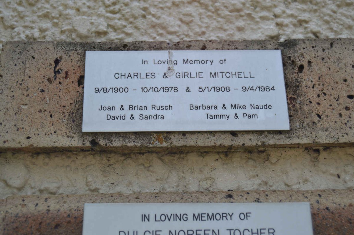 MITCHELL Charles 1900-1978 &amp; Girlie 1908-1984