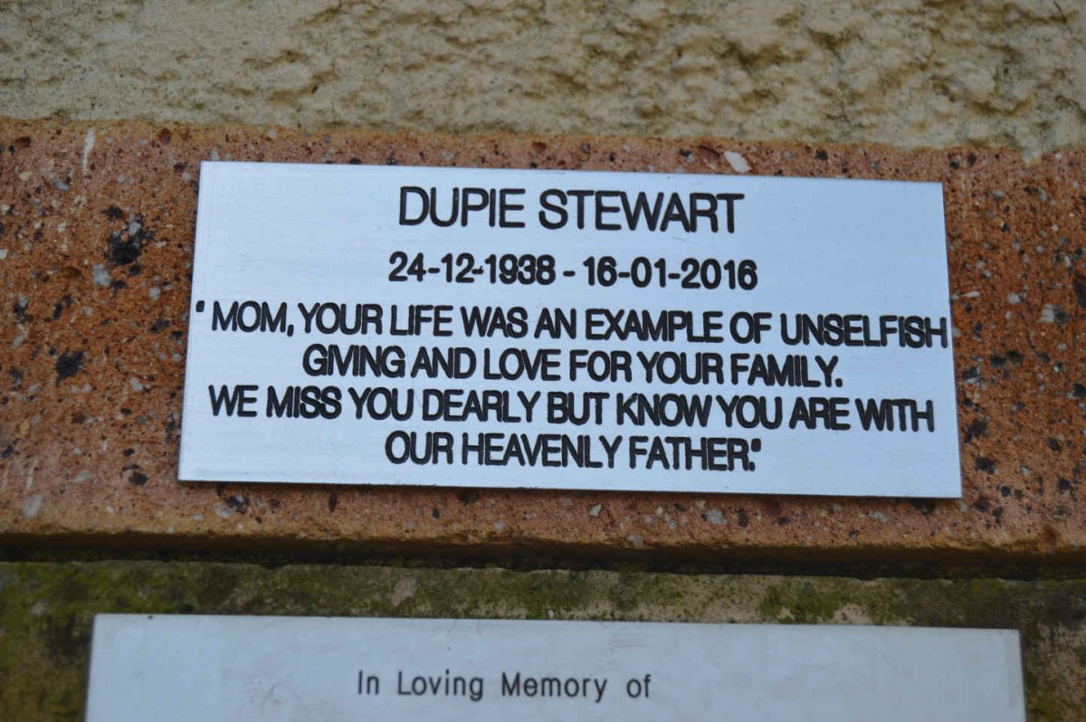 STEWART Dupie 1938-2016