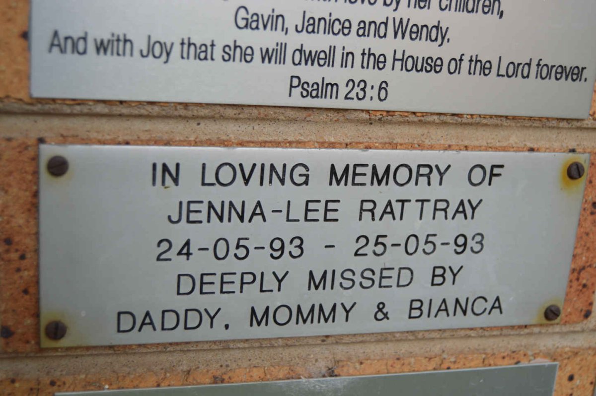 RATTRAY Jenna-Lee 1993-1993
