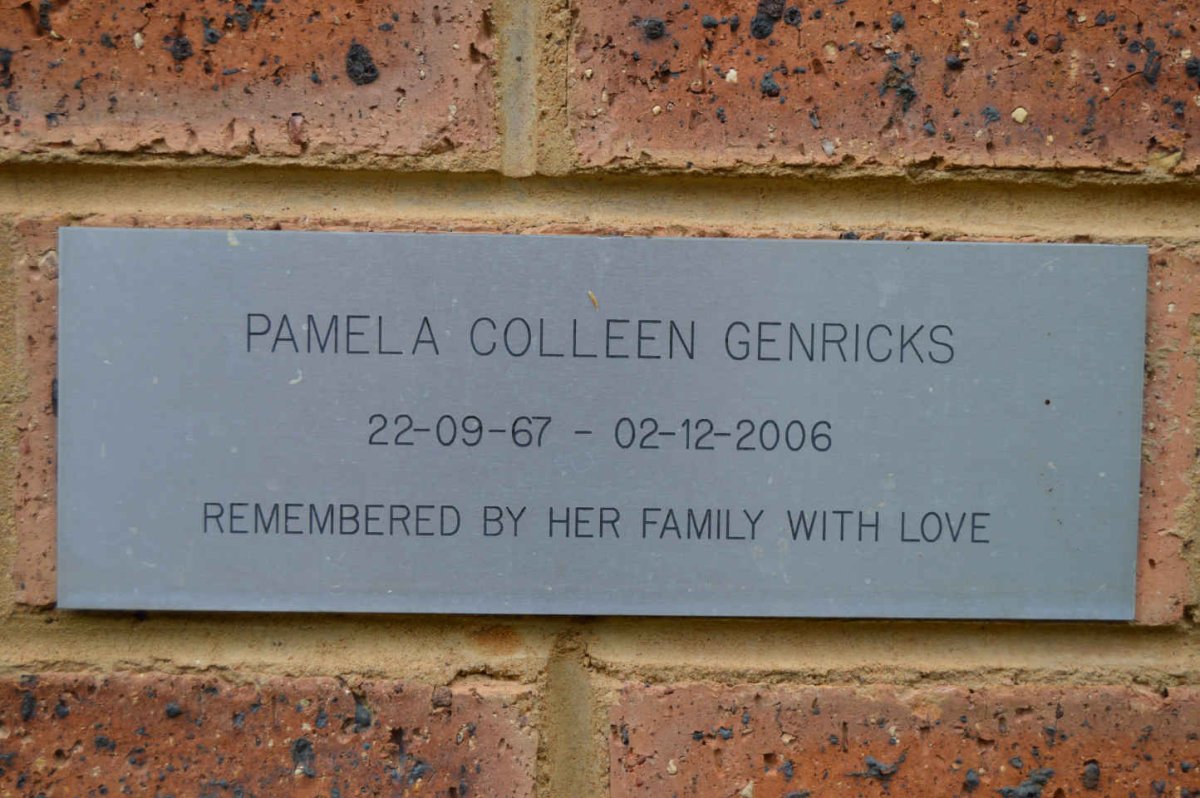 GENRICKS Pamela Colleen 1967-2006