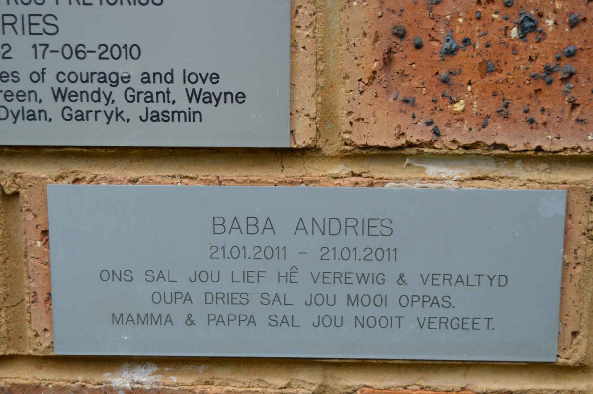 ? Baba Andries 2011-2011