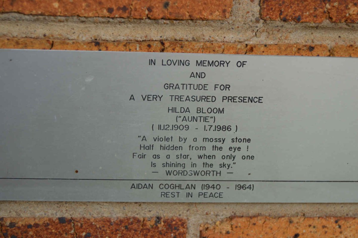 BLOOM Hilda 1909-1986 :: COGHLAN Aidan 1940-1964