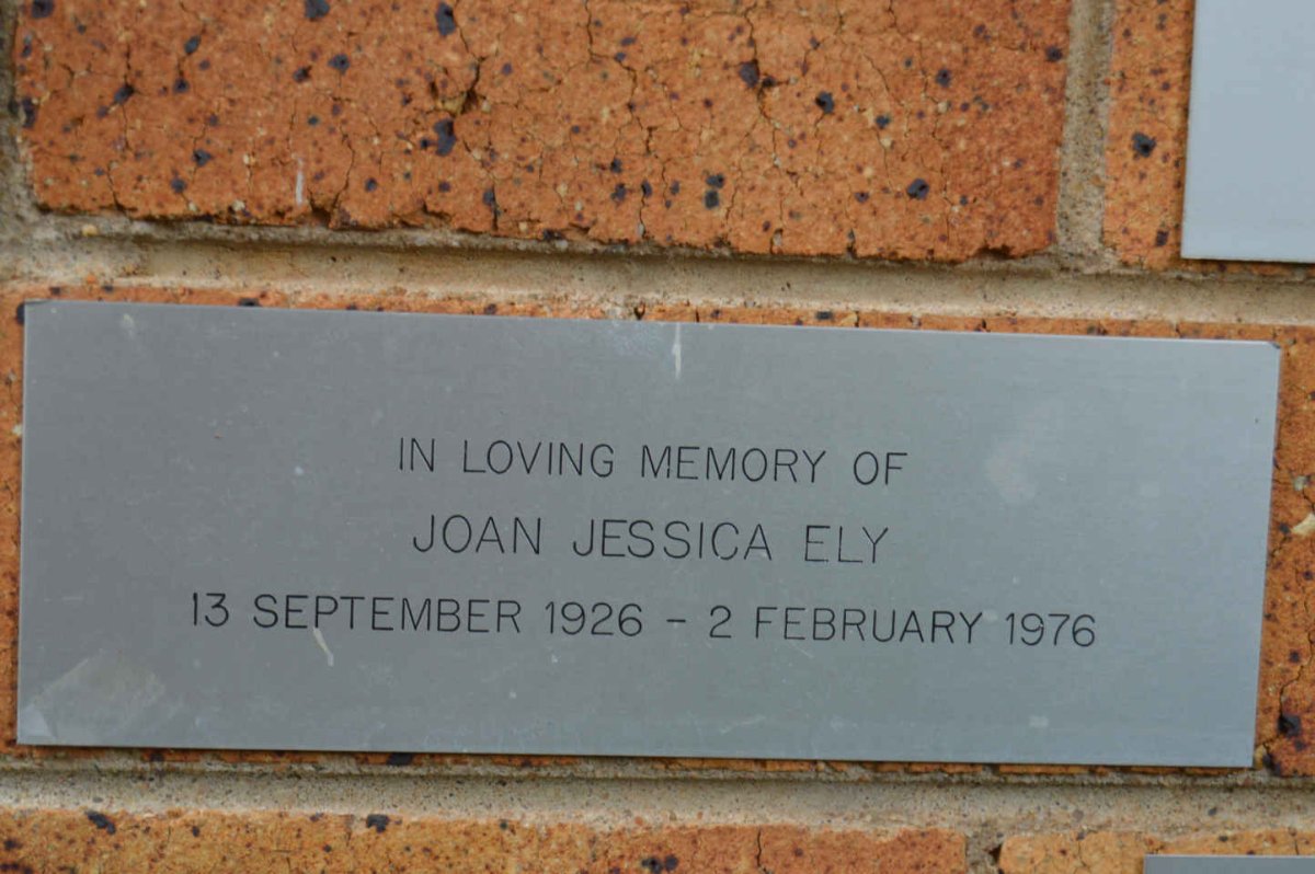 ELY Joan Jessica 1926-1976