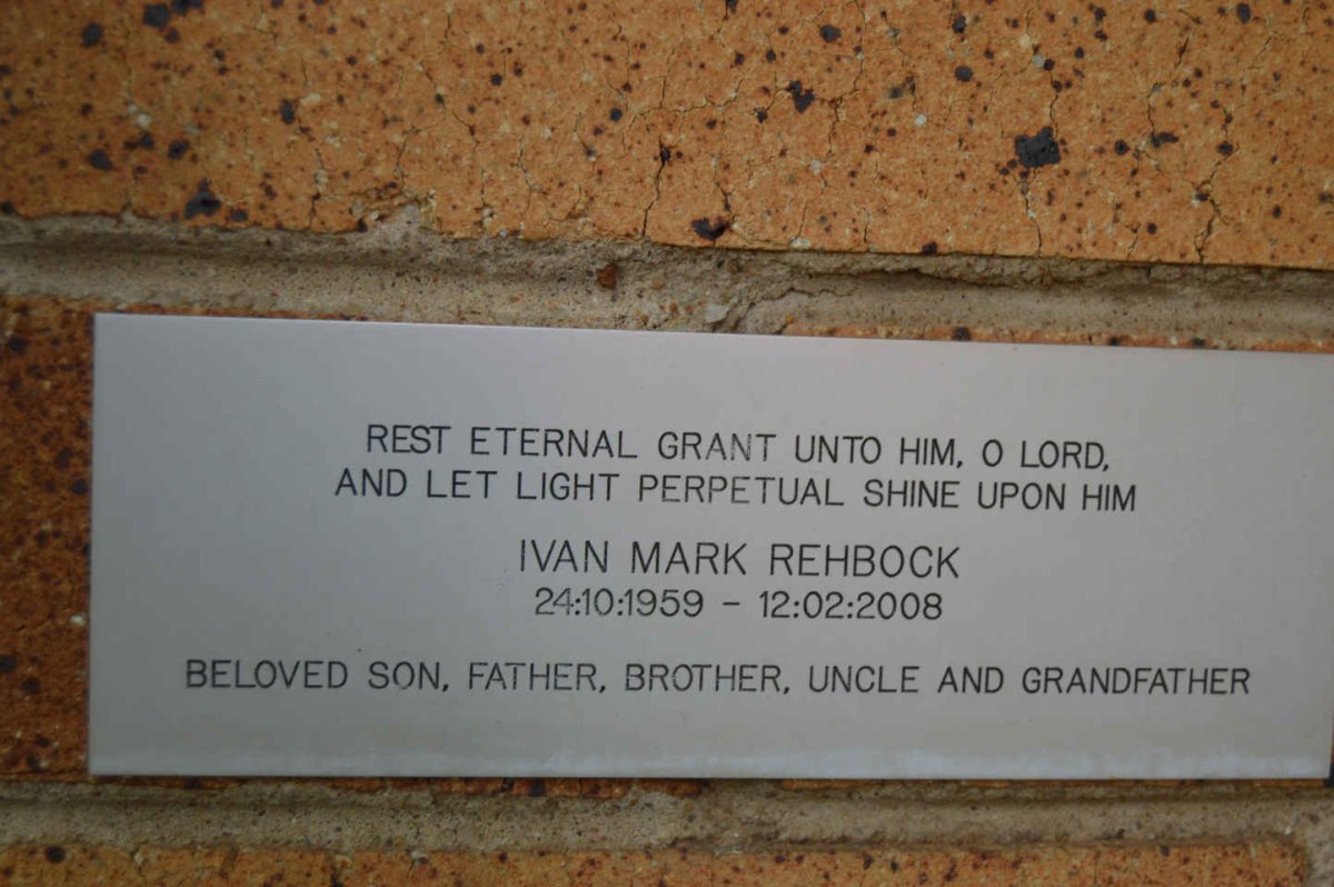 REHBOCK Ivan Mark 1959-2008