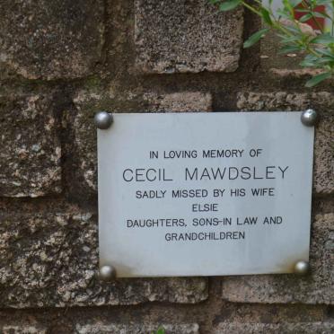 MAWDSLEY Cecil