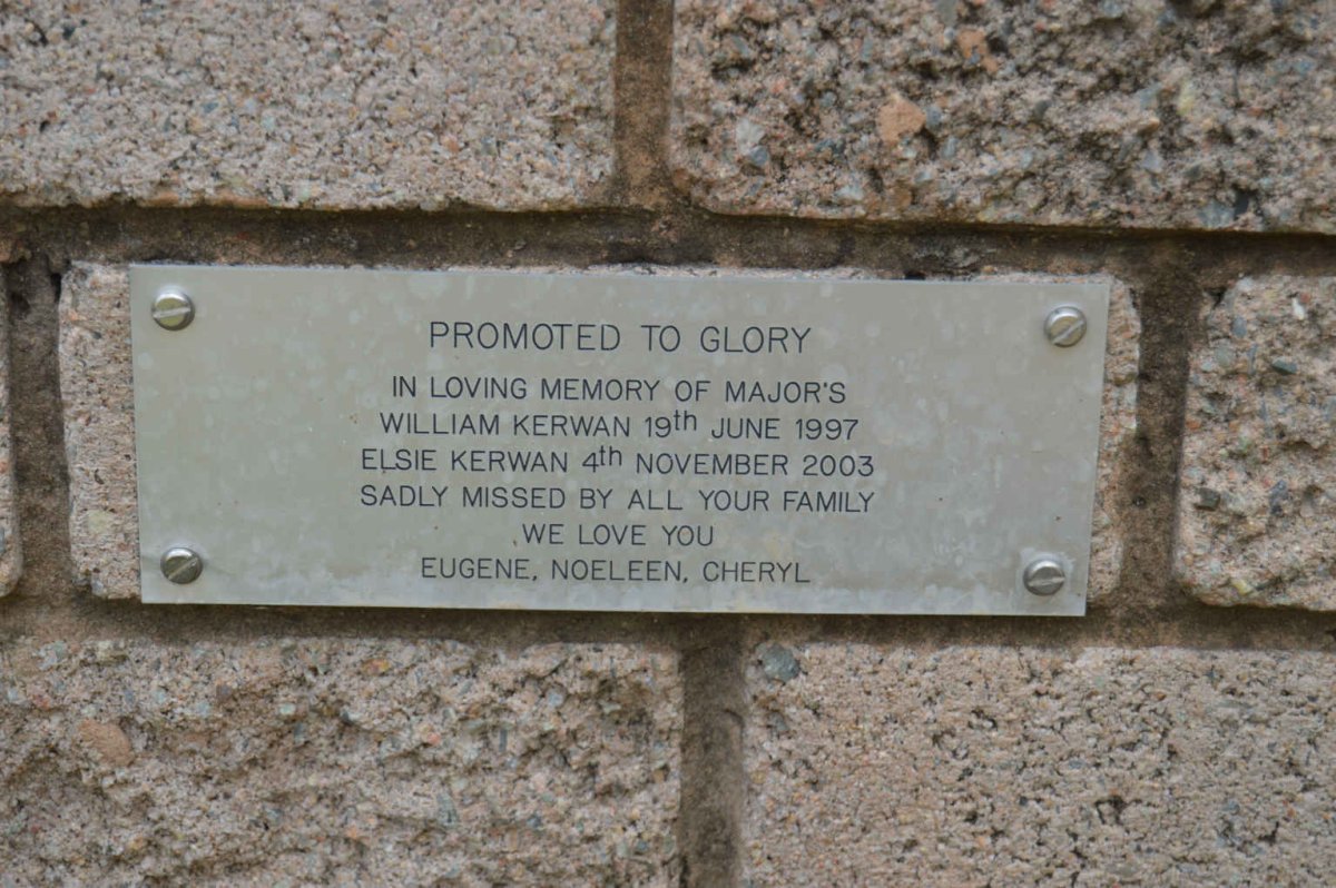 KERWAN William -1997 &amp; Elsie -2003