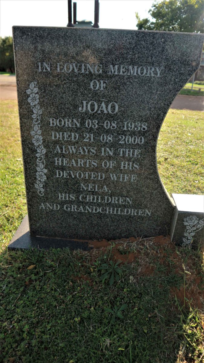 ALMEIDA Joao, FRAZAO DE 1938-2000