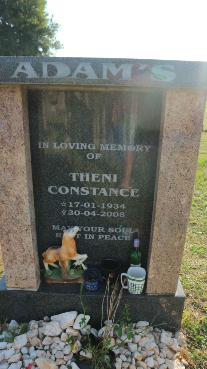 ADAMS Theni Constance 1934-2008