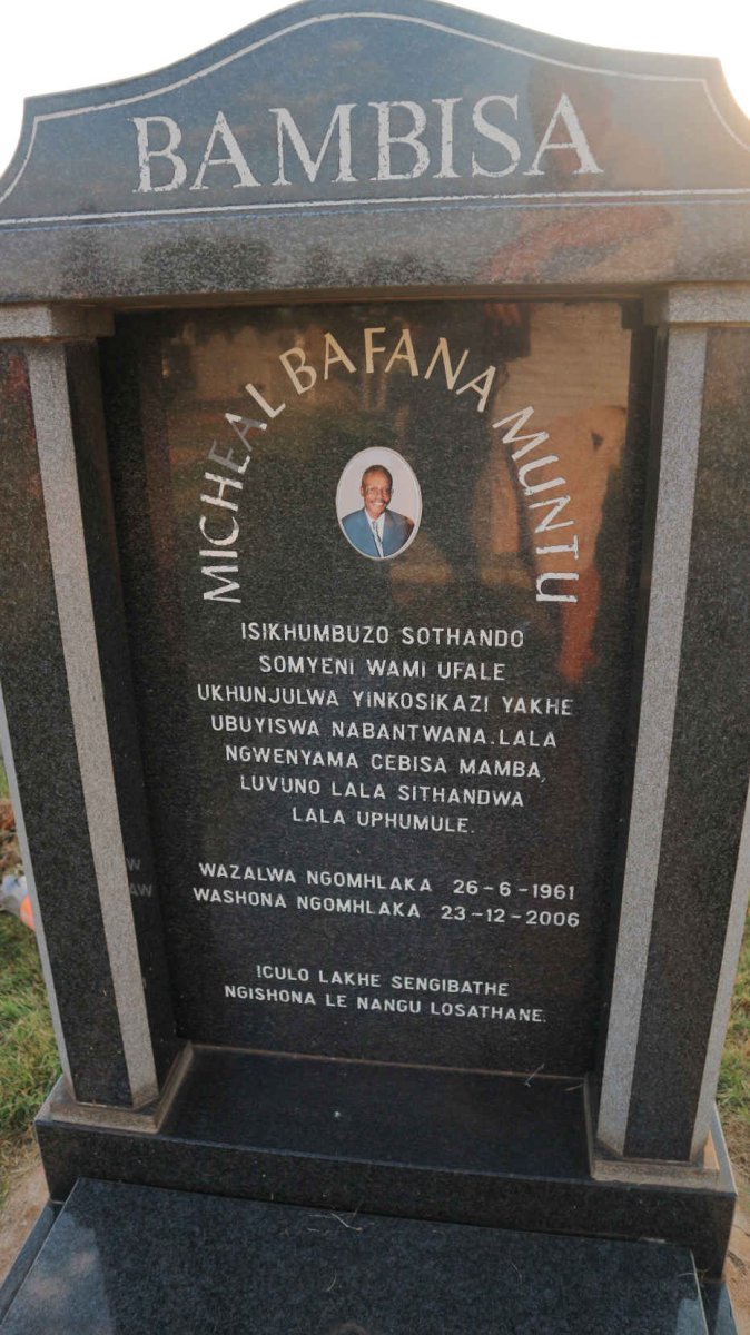 BAMBISA Micheal Bafana Muntu 1961-2006