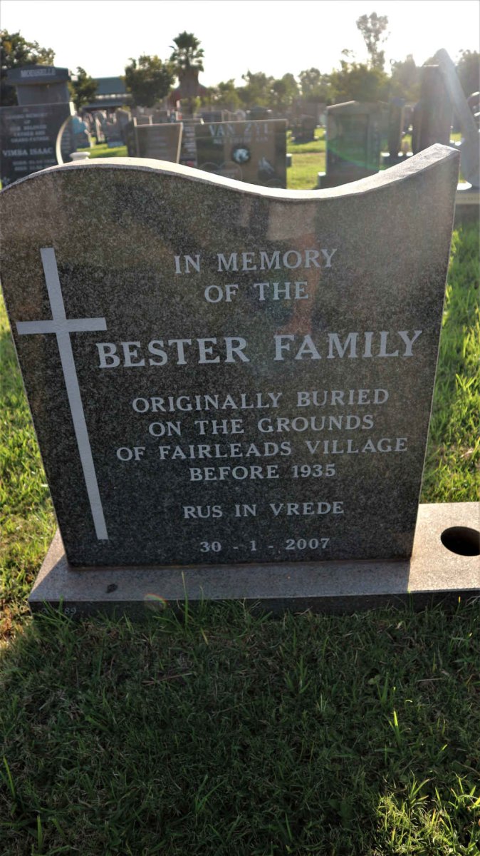 BESTER Family In Memory