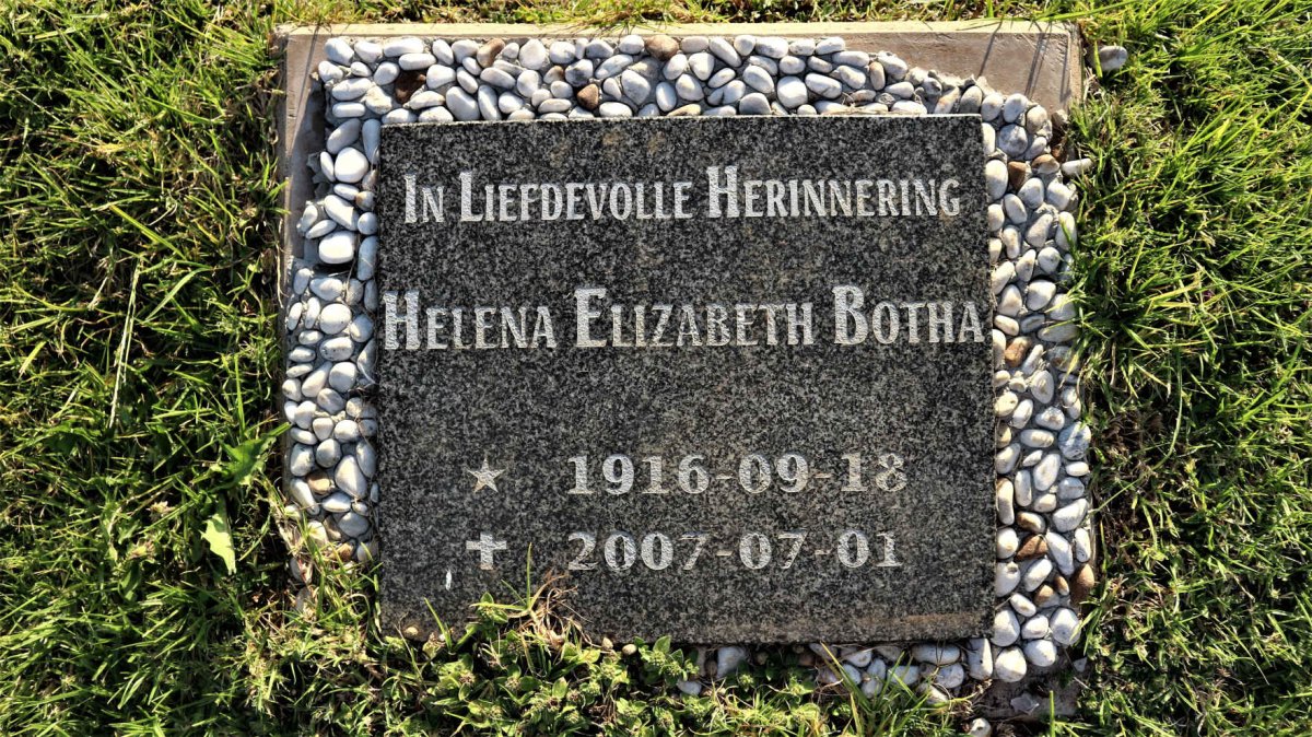 BOTHA Helena Elizabeth 1916-2007