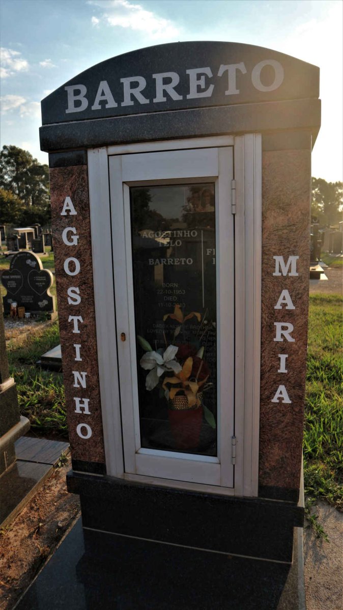 BARRETO Agostinho Telo 1953-2010 &amp; Maria Doris Fernandes 1958-2018