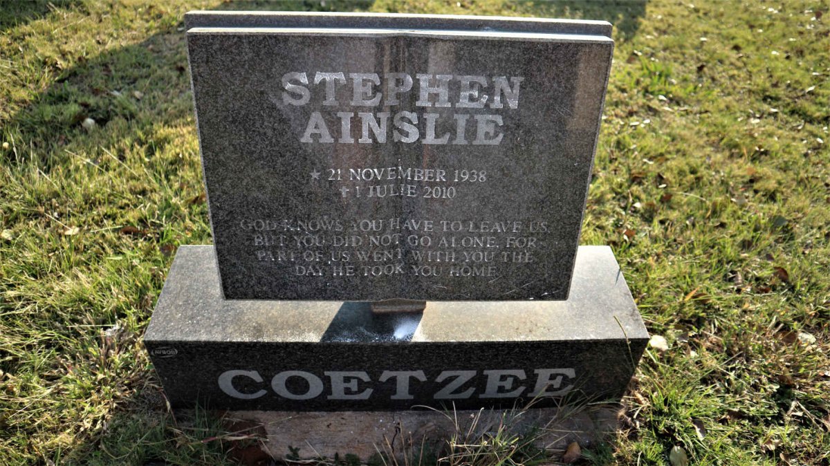 COETZEE Stephen Ainslie 1938-2010