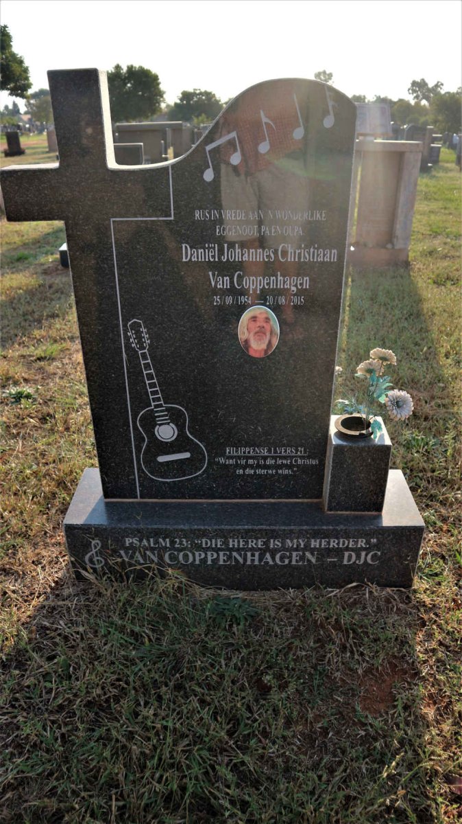 COPPENHAGEN Daniel Johannes Christiaan, van 1954-2015