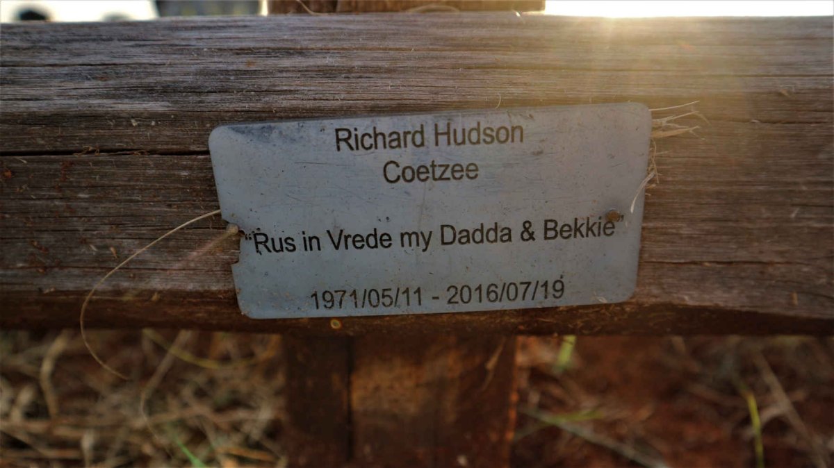 COETZEE Richard Hudson 1971-2016