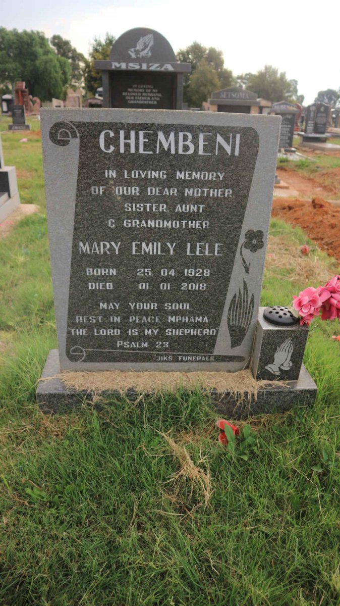 CHEMBENI Mary Emily Lele 1928-2018
