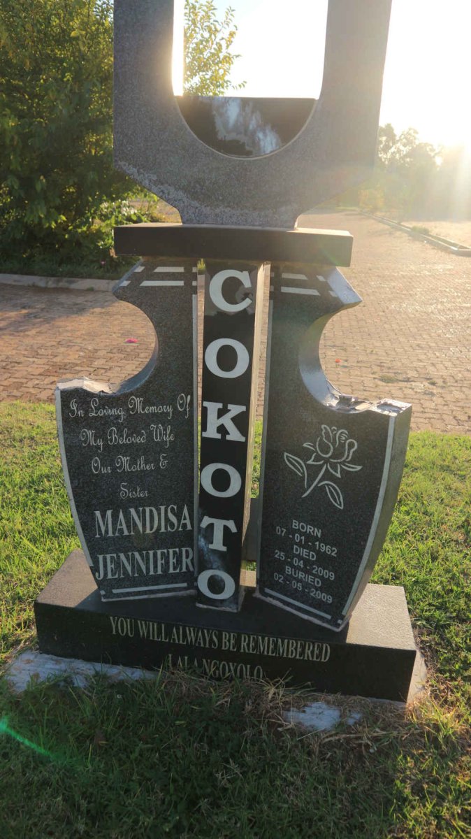 COKOTO Mandisa Jennifer 1962-2009
