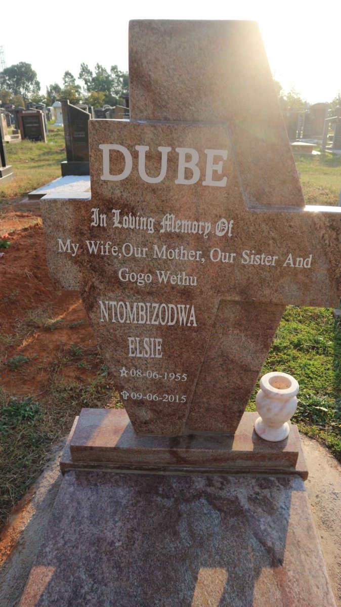 DUBE Ntombizodwa Elsie 1955-2015